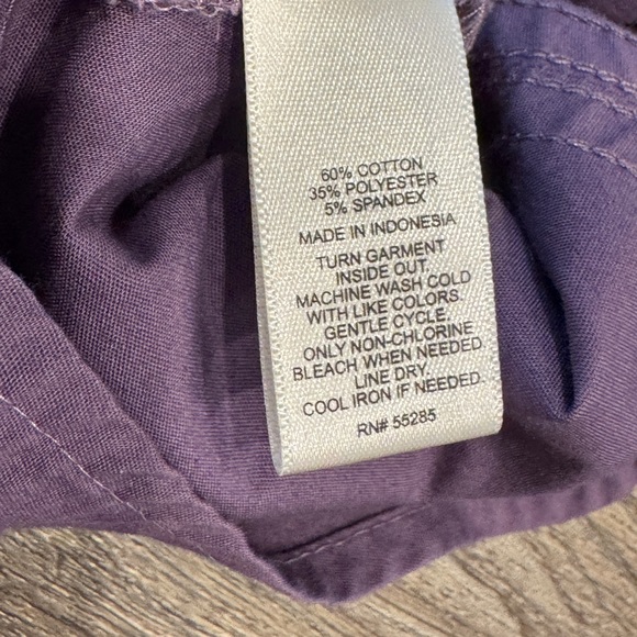 Express Purple Fitted Button-Down Shirt - Picture 9 of 15